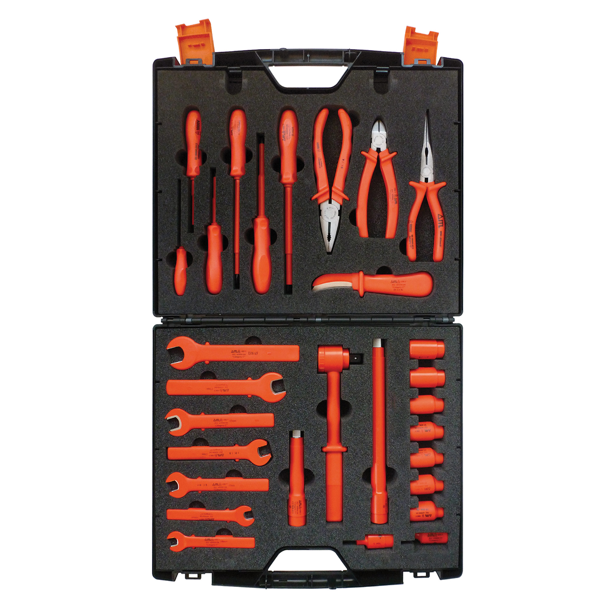 9pcs Insulated Screwdrivers Set for Electrical Work Electricians Tool Box 