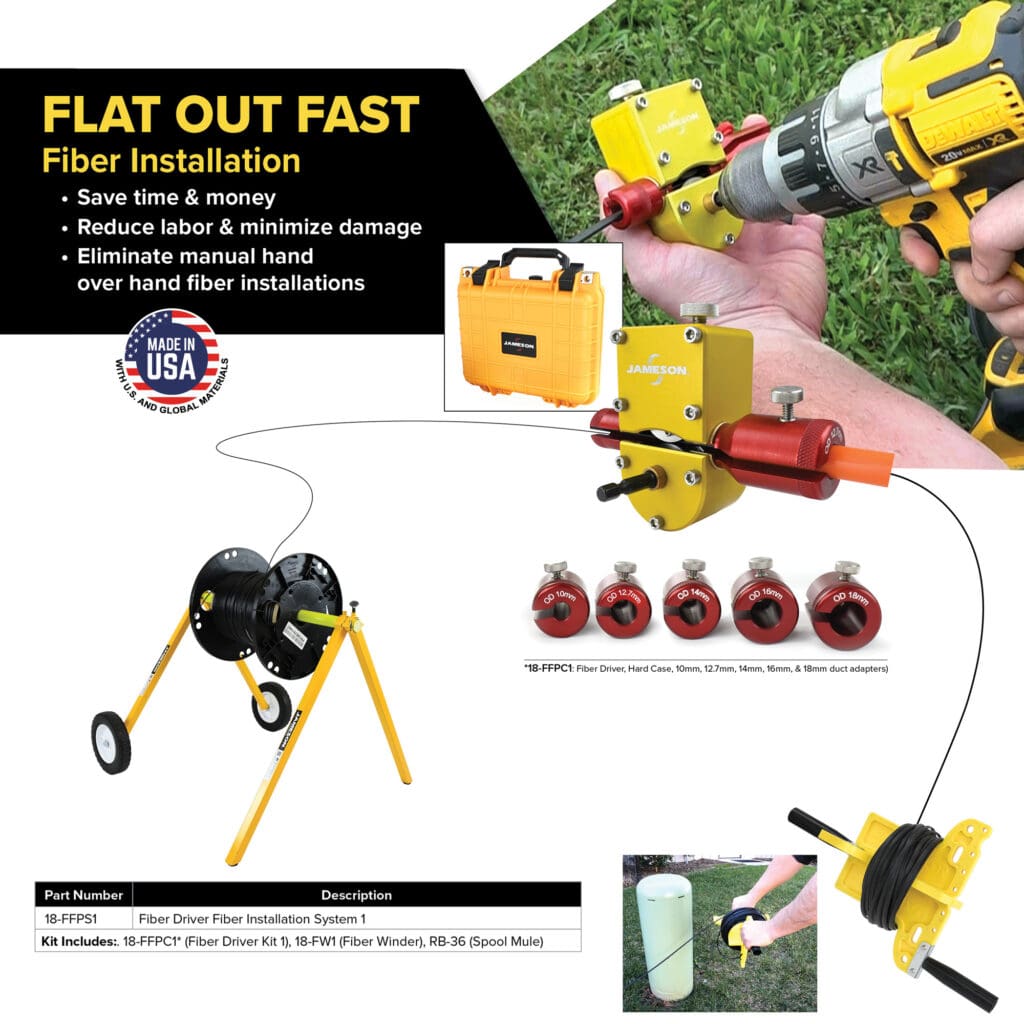 Fiber Installation Jameson Tools