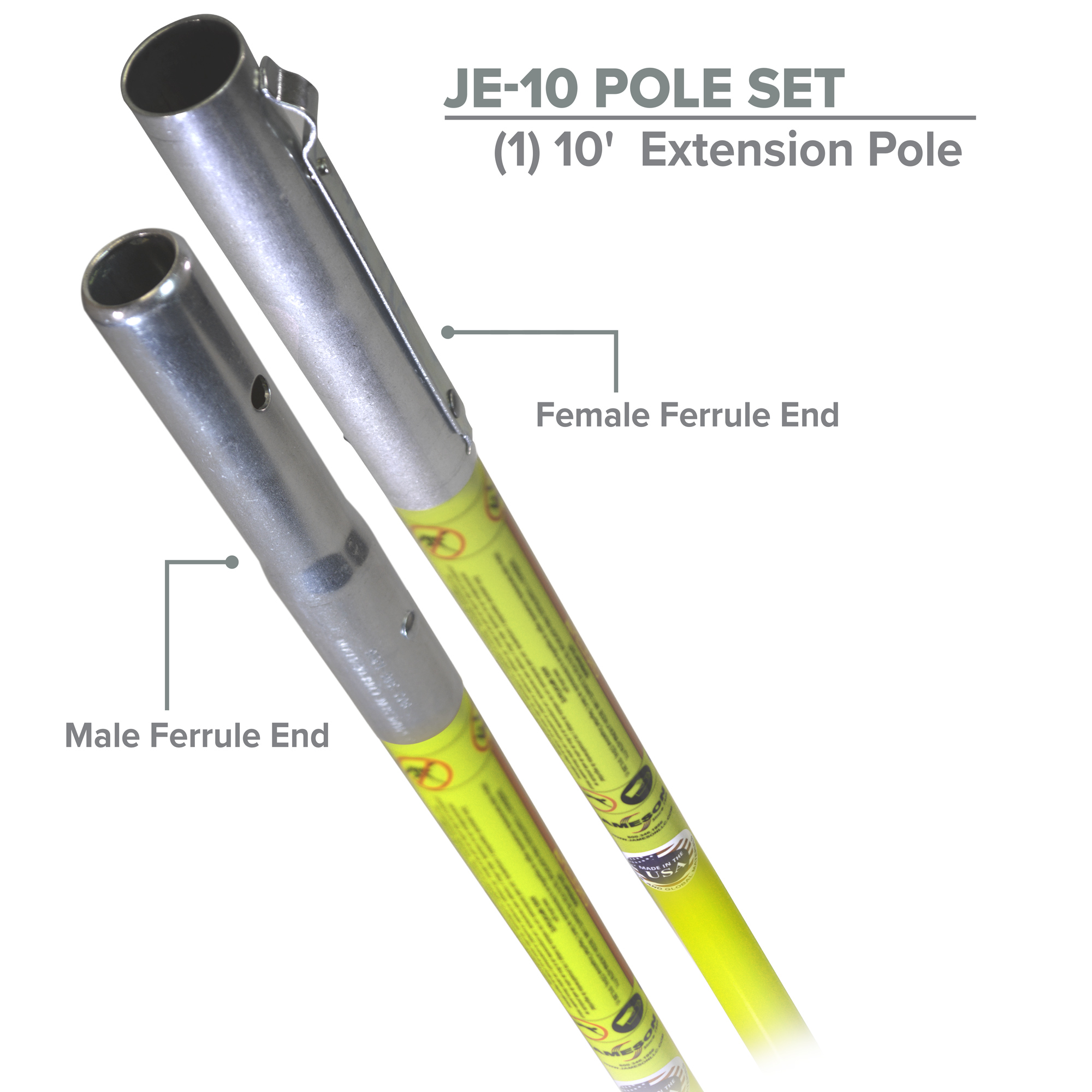 Foam Core Extension Poles, Jameson Tools