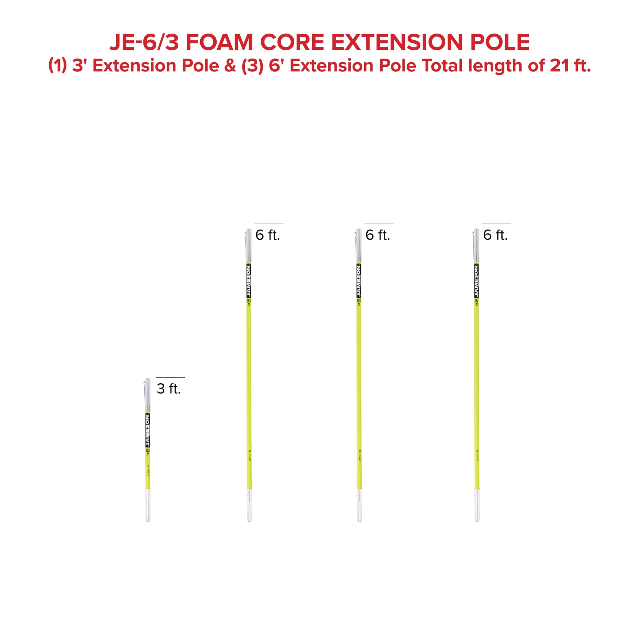 JE-Series Extension Poles